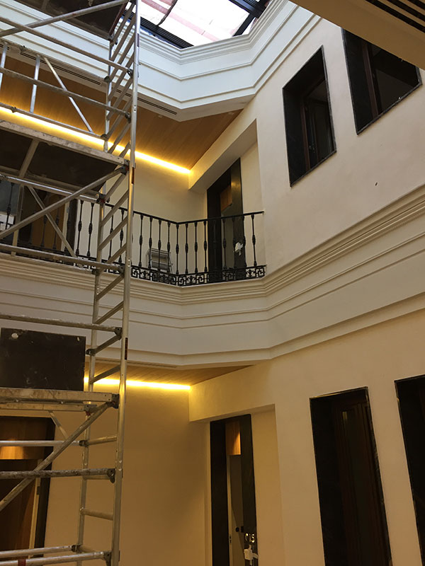 Rehabilitación y Unificación de 2 Casas Palacios para Hotel en C./ Ortiz de Zúñiga esquina con C./ Morerias – Sevilla - Baética Urban Projects