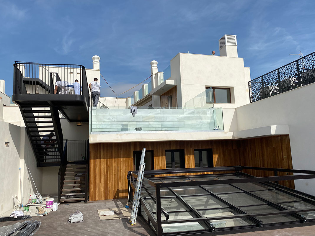 Rehabilitación y Unificación de 2 Casas Palacios para Hotel en C./ Ortiz de Zúñiga esquina con C./ Morerias – Sevilla - Baética Urban Projects